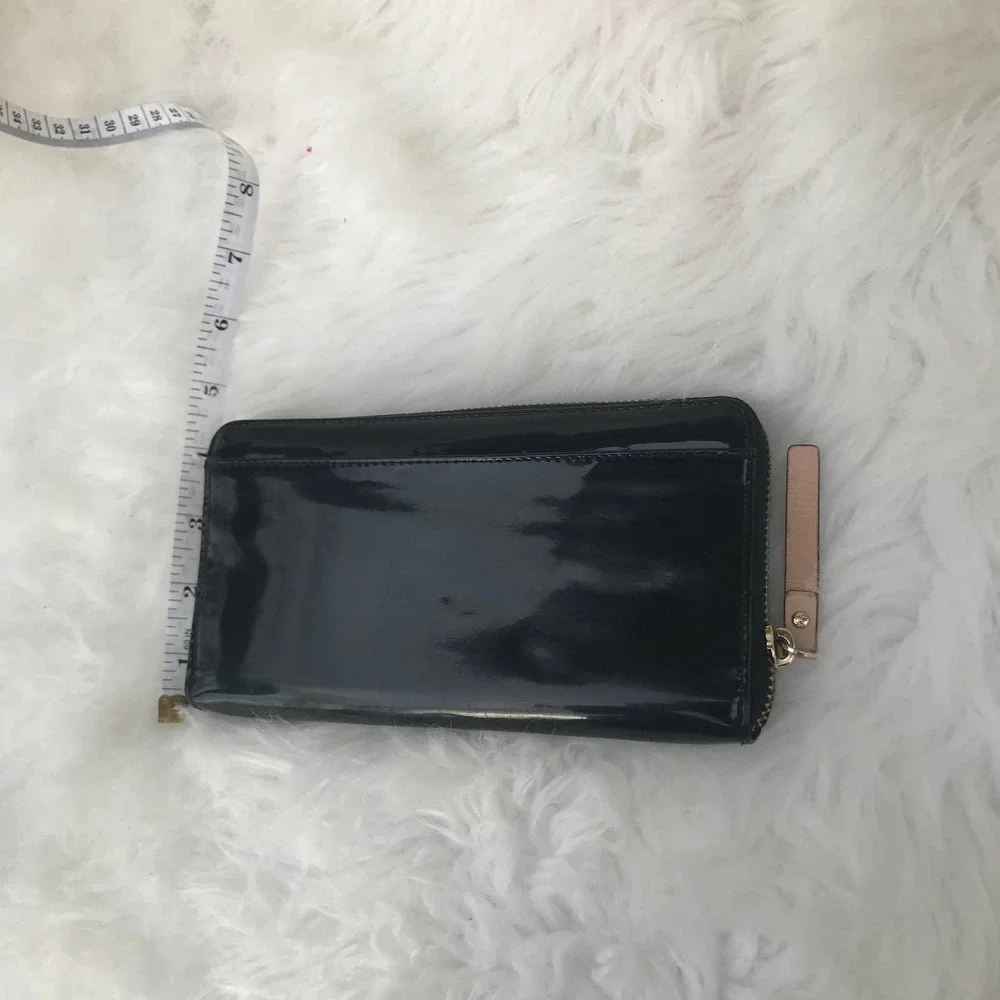 Kate Spade Neda Patent Leather Zip Around Wallet